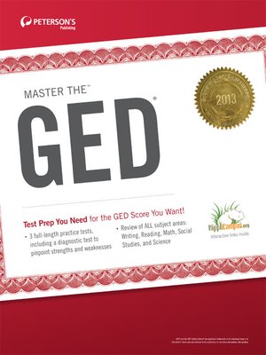 cover image of Master the GED 2013
